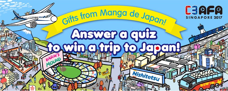 Answer a quiz to win a trip to Japan!
