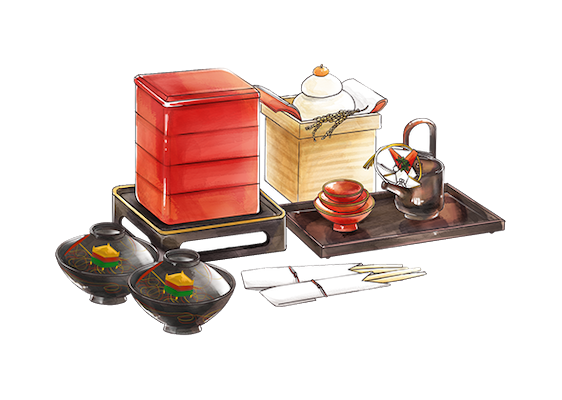 和食 - 年中行事 -：お正月 - おせち料理 [ Japan Culture Project ]